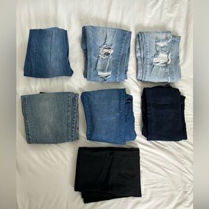 Maternity jeans bundle - 7 pairs